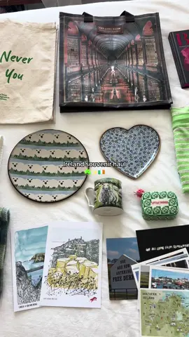 souvenirs from my week in Dublin & The North of Ireland 🇮🇪✨☘️ #ireland #irelandtiktok #ireland🇨🇮 #irelandtravel #travel #souvenir #traveltiktok #traveltok #northernireland 