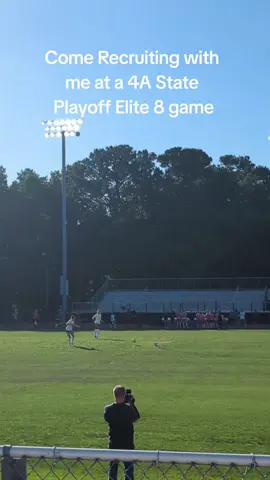 Recruiting at a local high school game between Hoggard and Ashley #hoggard #ashleyhighschool #highschoolsoccer #Wilmington #recruiting 