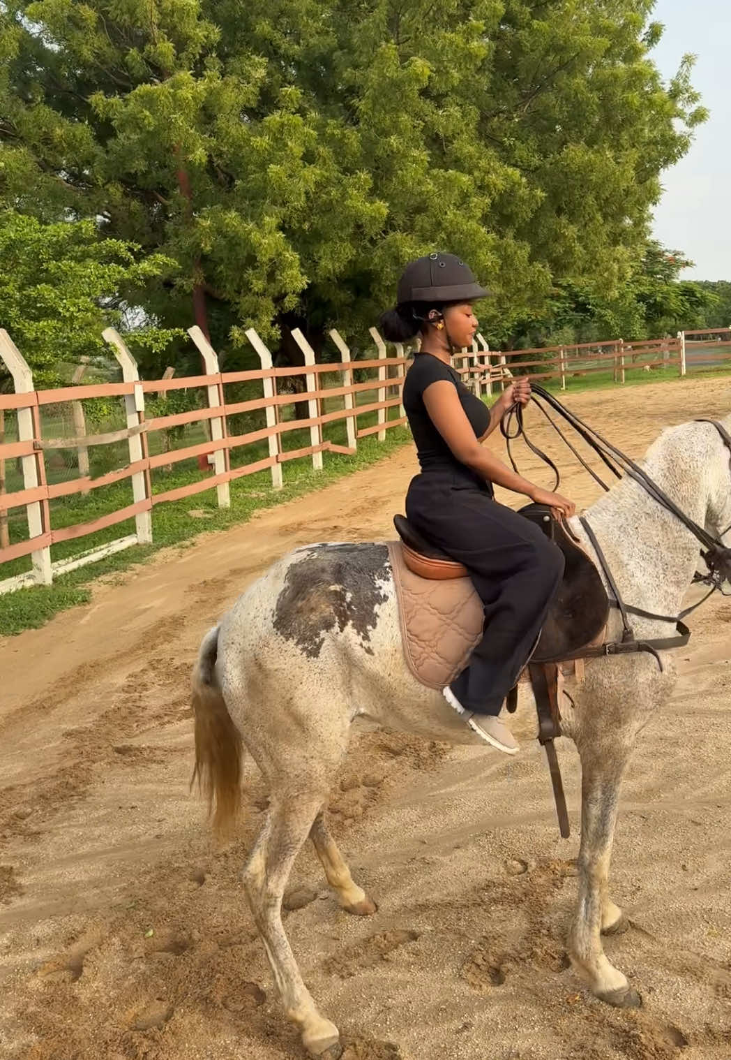 Friday evening horse riding🐎>>#fyp#horseriding#abuja