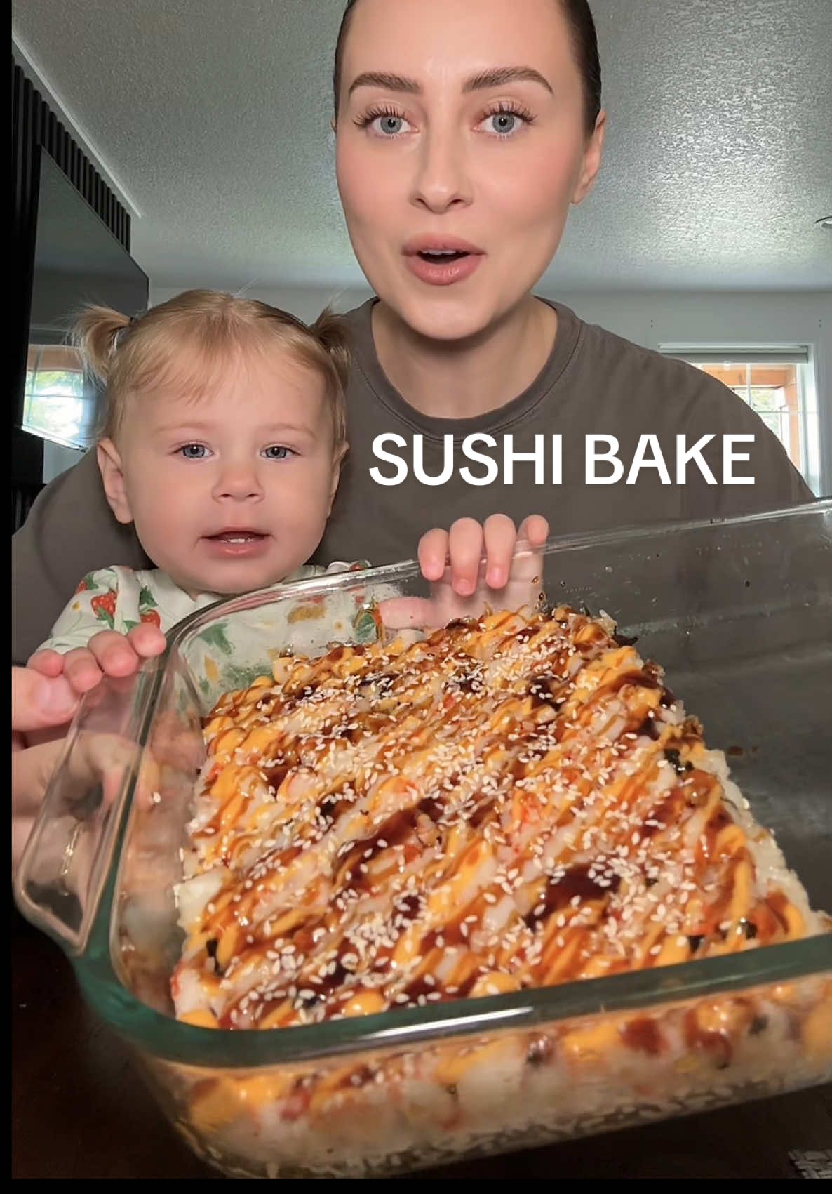 let’s eat some crab Sushi Bake!! 🍣🦀🍚✨ this was FIRE! can’t believe I’ve never had this before omg running to go make it with salmon again.. 🏃🏻‍♀️ . . . #sushibake #sushi #eatwithme #babymukbang #EasyRecipes #foodtiktok #mukbangeatingshow #toddlereats #Foodie #sushibae #sushimukbang #sushilover #eatingshow #foryoupage #crab #cravings #babyeating #creatorsearchinsights 