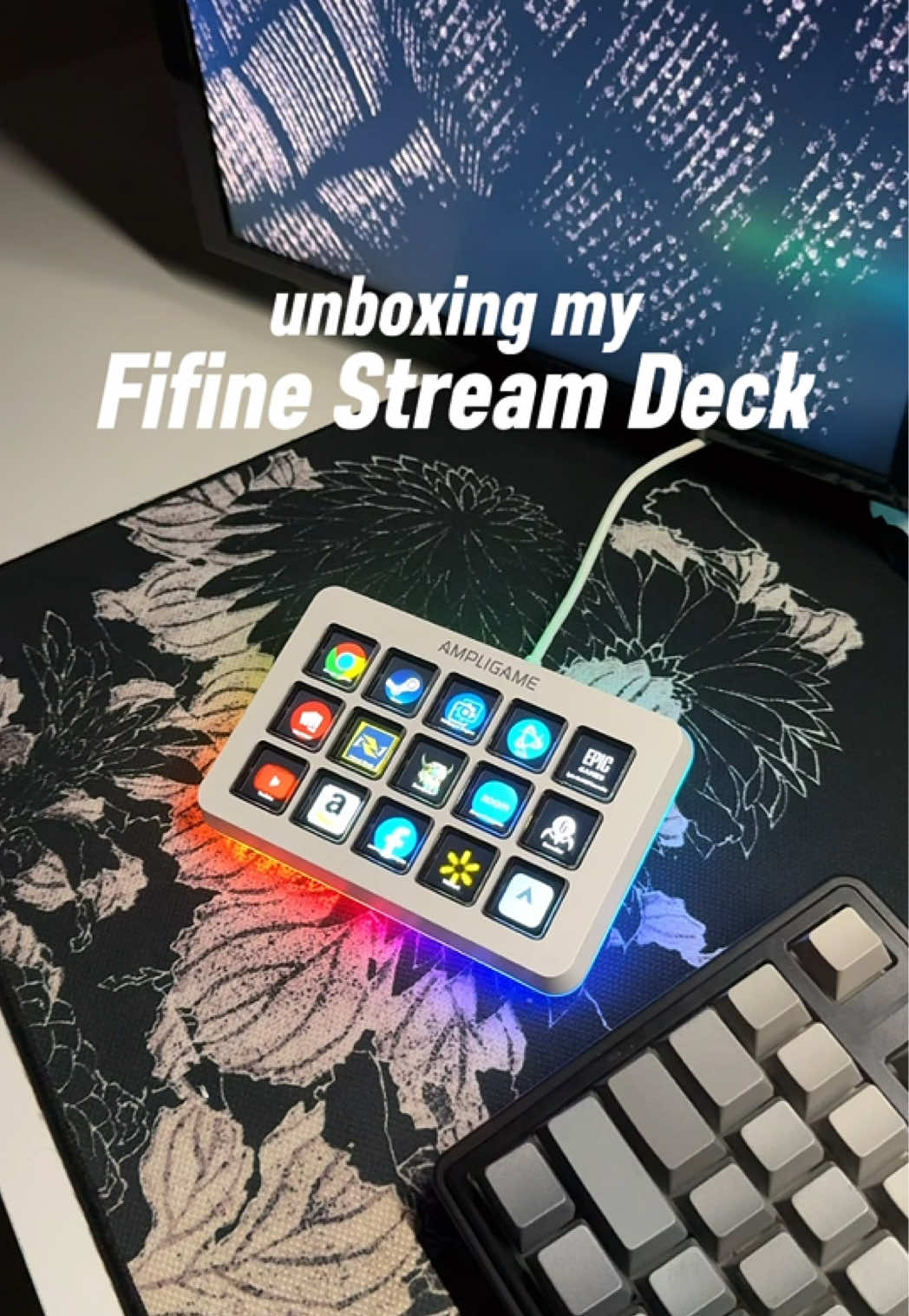 Fifine Ampligame Stream Deck 🔥 @Fifine Design #fifine #setup #pc #gaming #GamingSetup #streamdeck #streamer #pcaccessories 