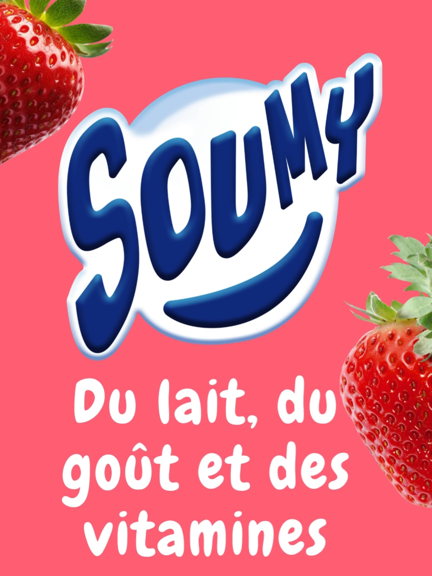 Soumy fraise une explosion de douceur et de vitamines 💥 #soummam #lait