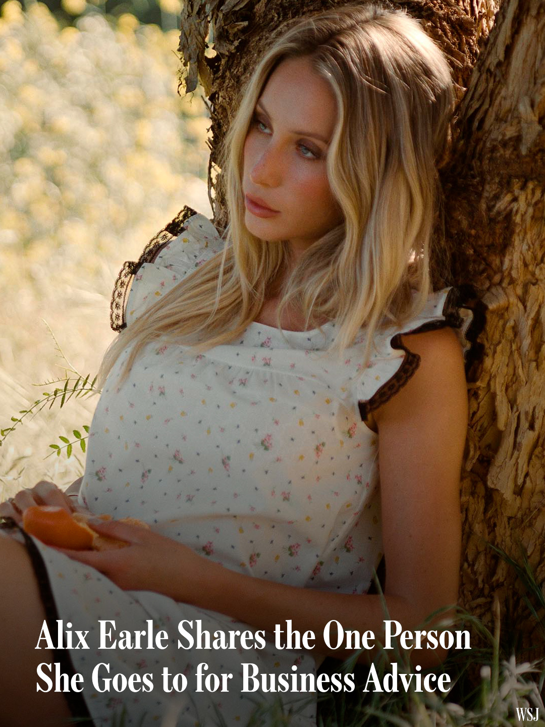 Influencer Alix Earle talks about the one person she goes to for business advice. Earle—a face of brands like Carl's Jr., Pantene and Poppi—sat down with WSJ. Magazine to reflect on her TikTok page’s growth, her podcast with Alex Cooper’s network and more.⁠ 📷: Daniel Jack Lyons for WSJ. Magazine #alixearle #business #wsj