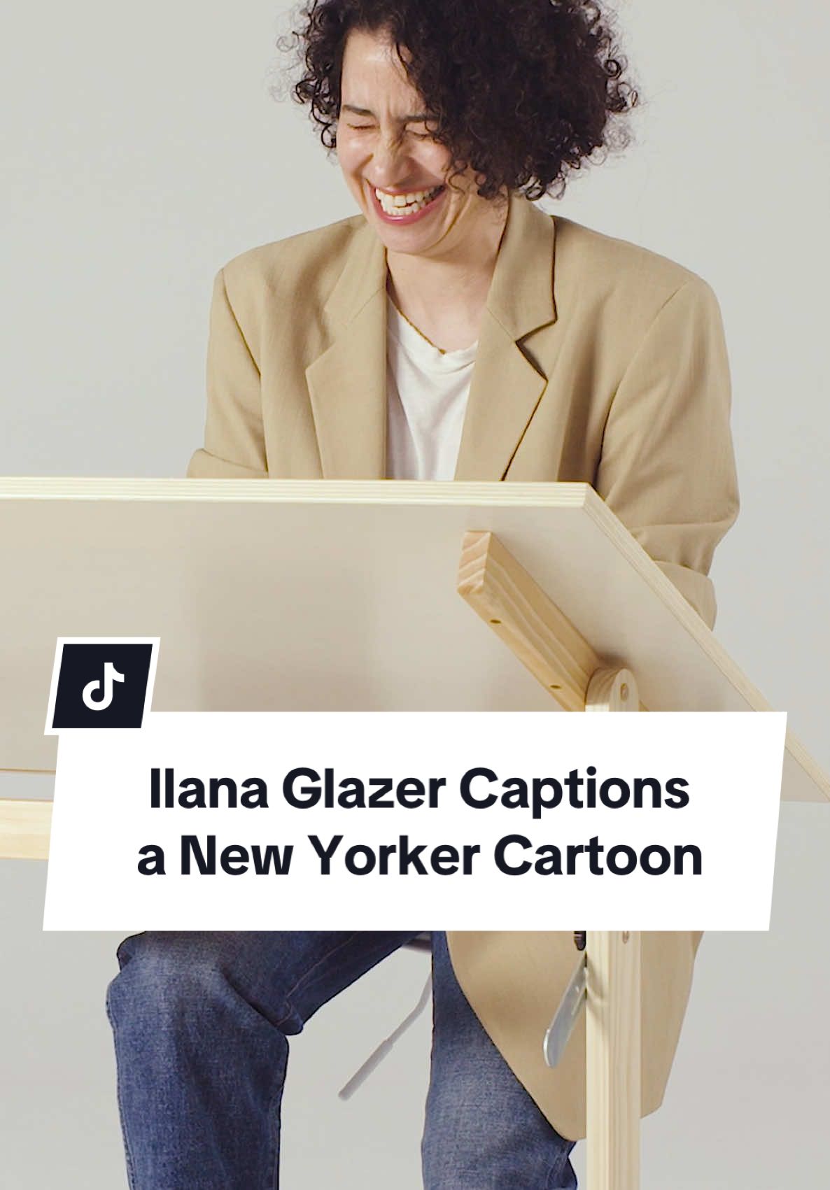 “I can't tell if this is a baby or a full-grown man.” The actor, writer, and comedian @ilana glazer has a go at captioning a New Yorker cartoon. Tell us how you think she did in the comments, and then try your hand at our caption contest (or rank other people's entries) at the link in our bio. #Comedy #NewYorkerCartoons #IlanaGlazer #broadcity #goodnightandgoodluck