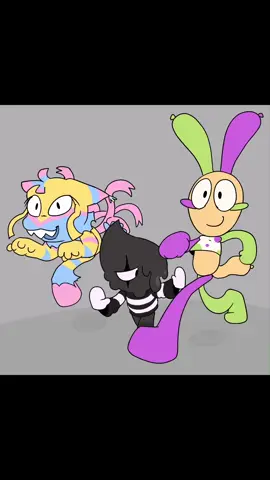 WALKIN CIRCUS TRIO #dandysworld #dandysworldart #roblox #robloxart #looey #blot #yatta #animation