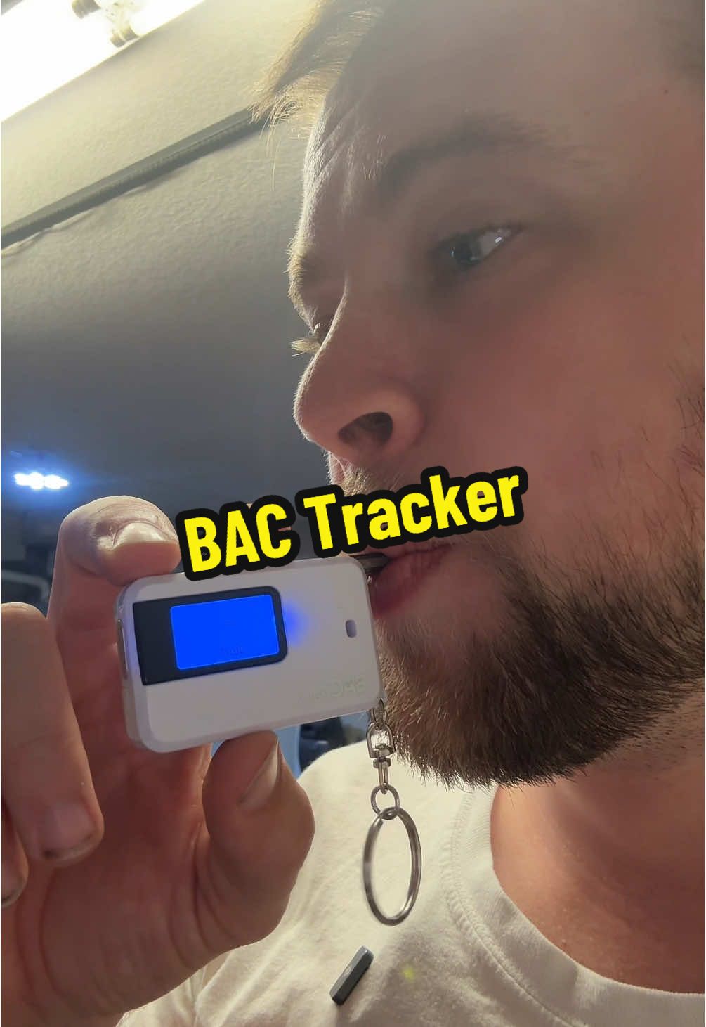 Portable BAC tracker, keep it in your car, or on your keychain! #bactracker #keychain #car #tiktokshopmemorialday 