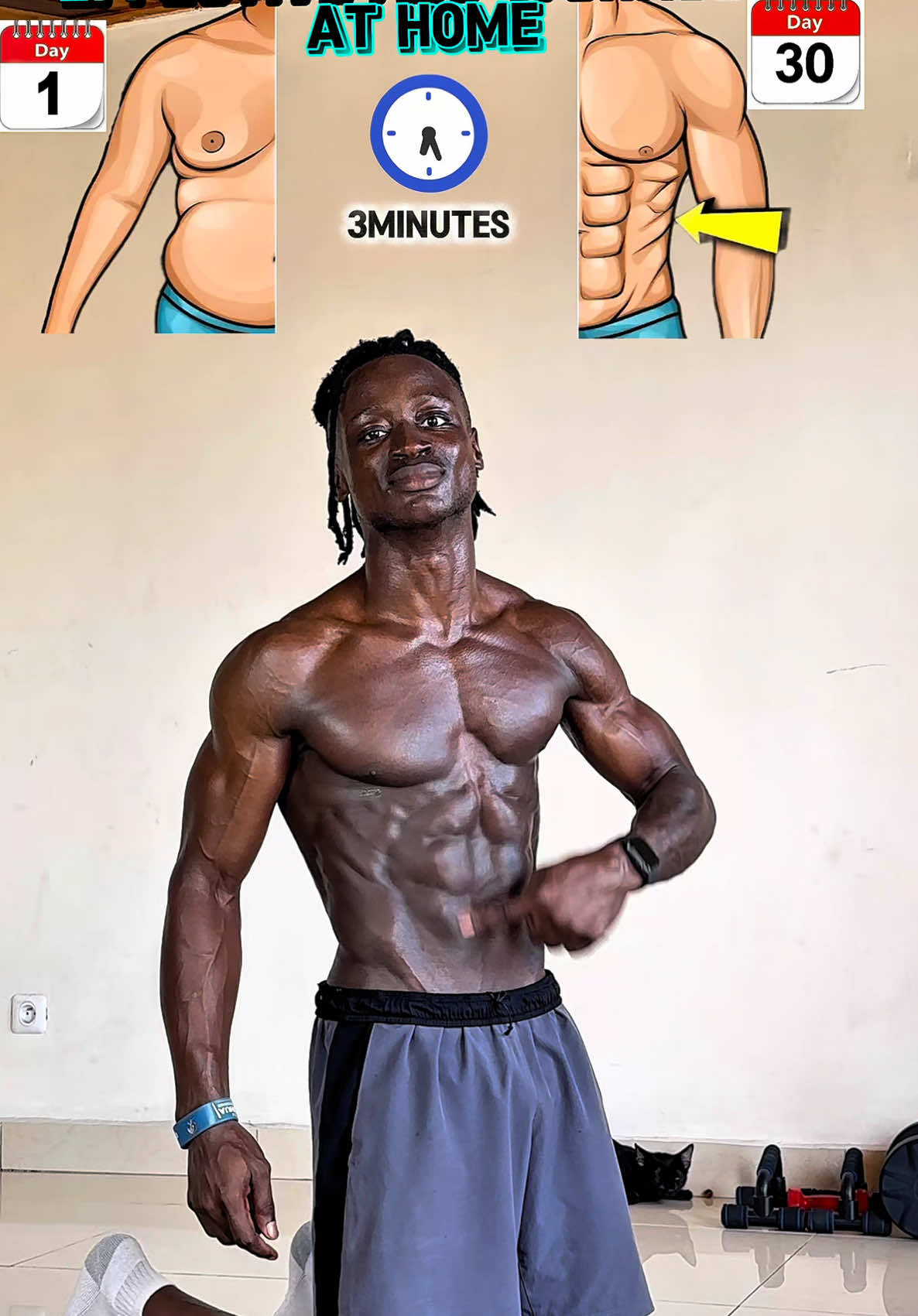 How to get abs fast at home 🏠  #ab #workout #homeworkout #beginner #absworkout 