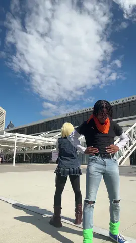 Where the drink at⁉️ ##momocon##momocon2025##dbz ##android17#android18 #trunks @aleessa🫧 