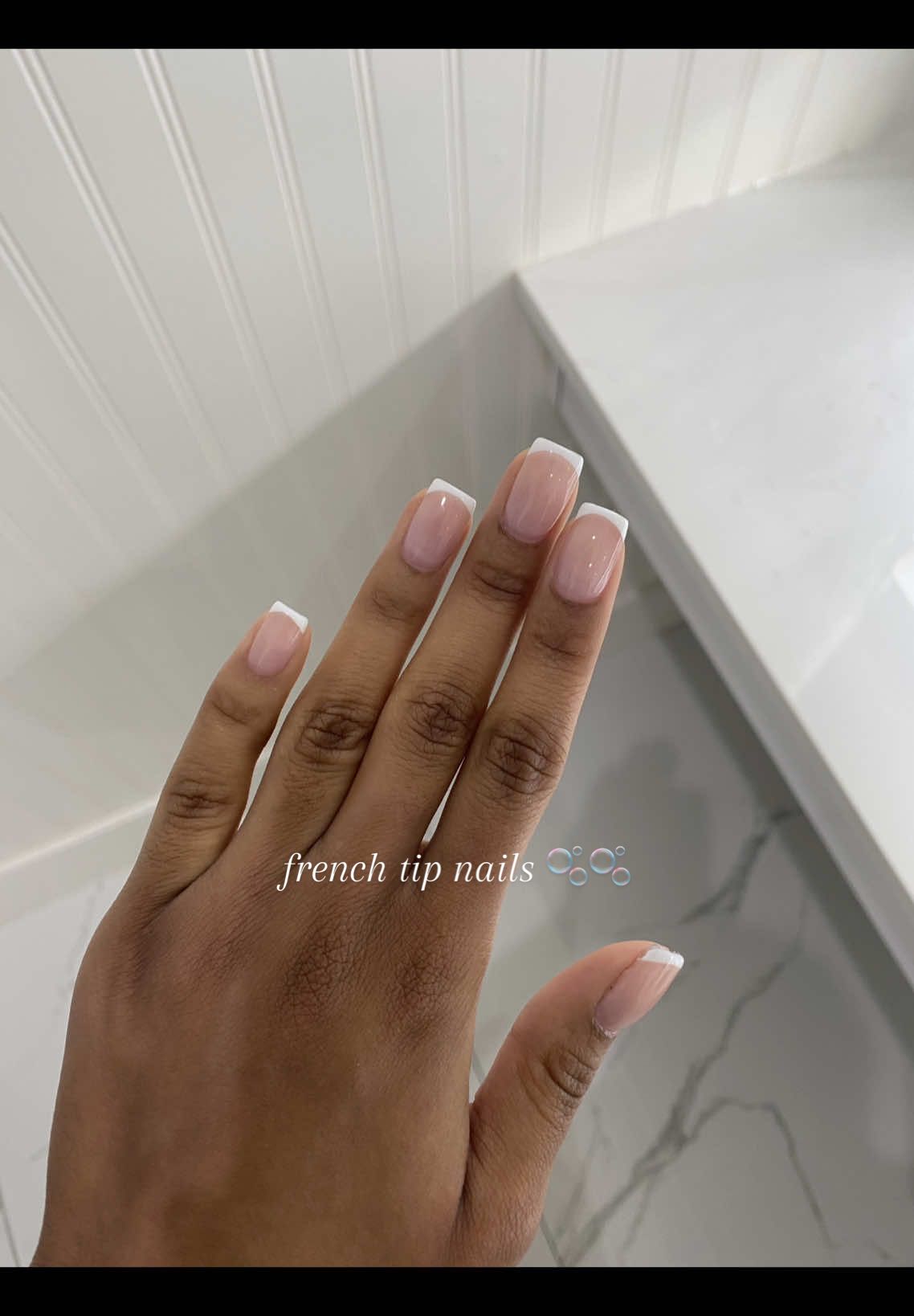 french tip nails > #fypシ #frenchtipnails 