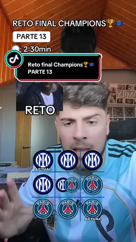 PARTE 13 / Reto de la final de la Champions🏆🇪🇺 #reto #final #championsleague 