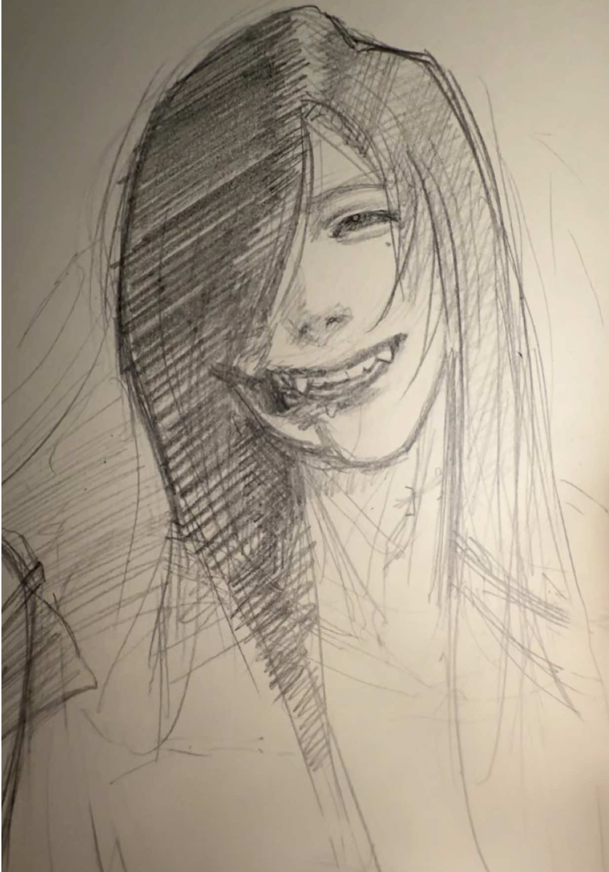 She looks like gustavo fring hwlp#fyppppppppppppppppppppppp #oc #goreart #artdump #arblock #arttok 