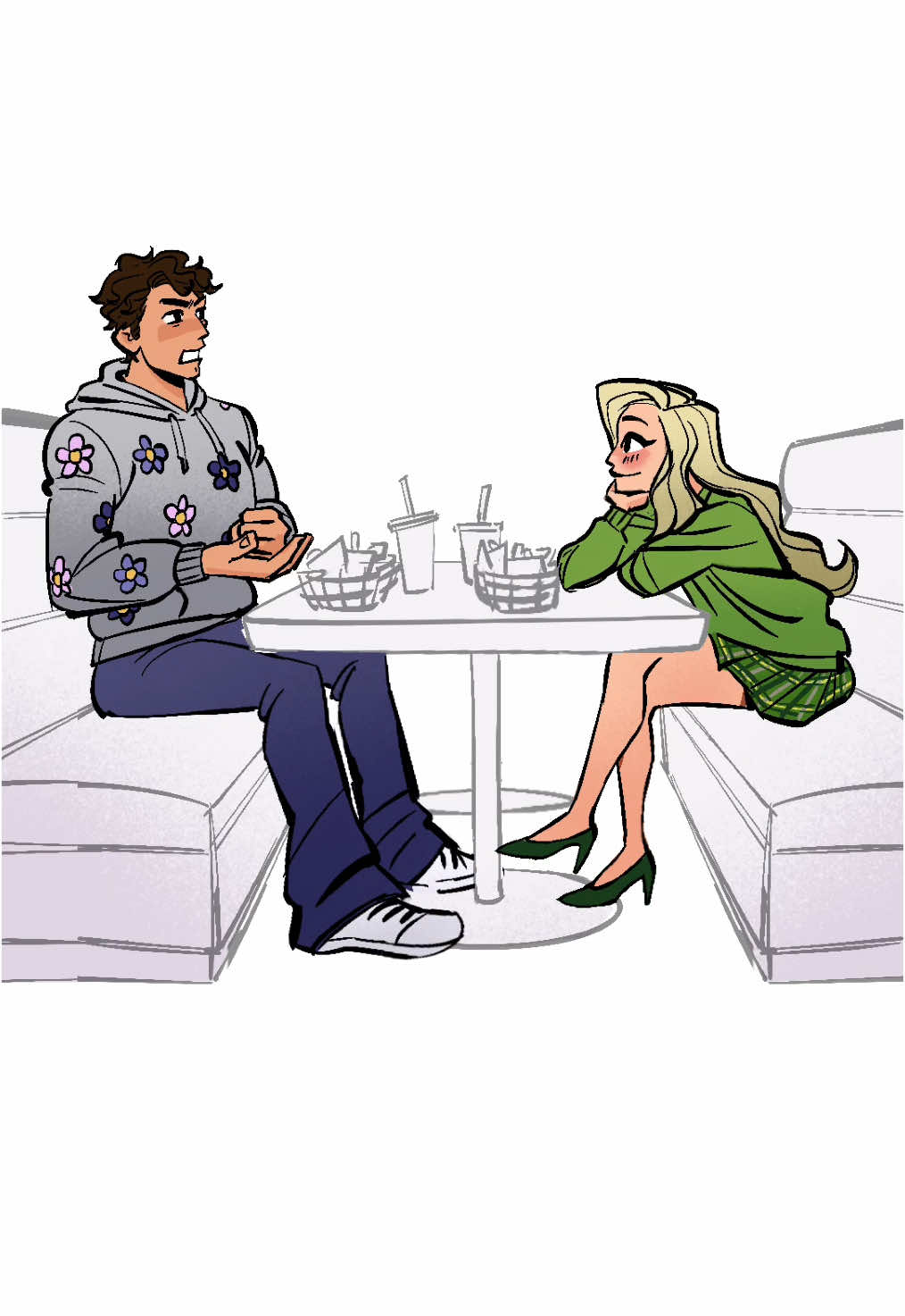 Literally canon interaction  #savedbythebellreboot #savedbythebell2020 #savedbythebell #fyp #animatic #funny #animation #clonehigh 