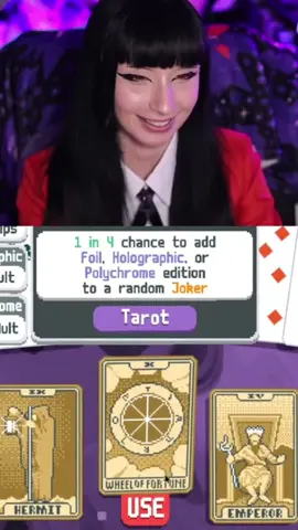 1 in 4 you say… | ravenalternative on #twitch #balatro #kakegurui 