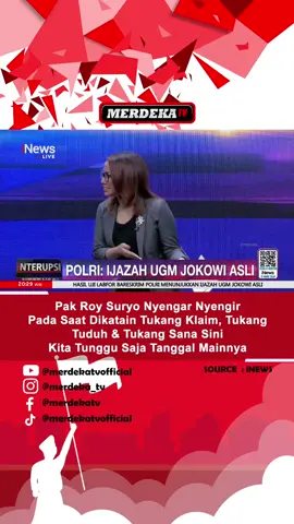 Roy Suryo Pakar Telematika Nyengar Nyengir Dikatain Tukang Klaim dan Tukang Tuduh #jokowi #ijazahpalsu #ijazahasli #roysuryo #bareskrimpolri 
