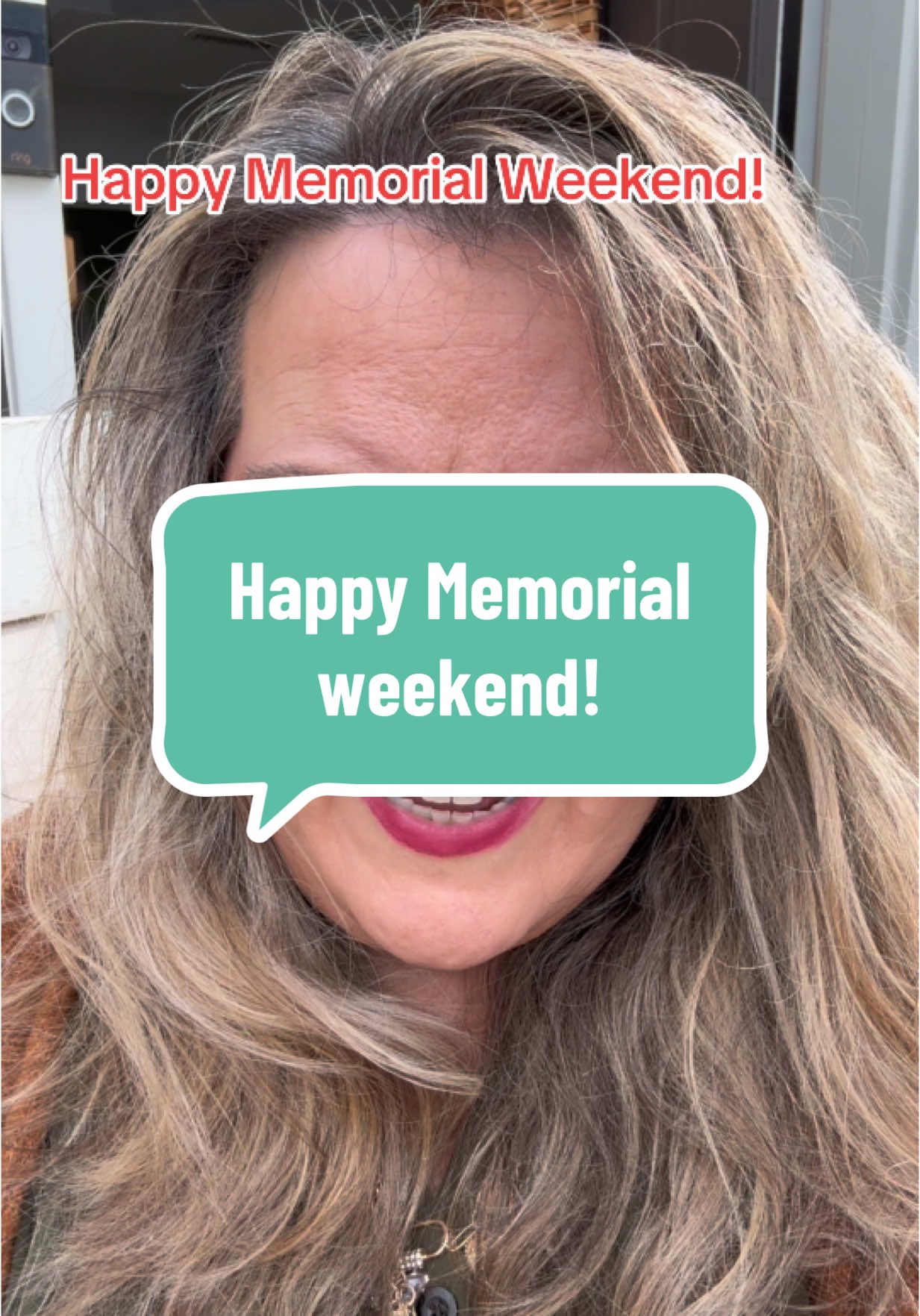 Happy Memorial weekend! 