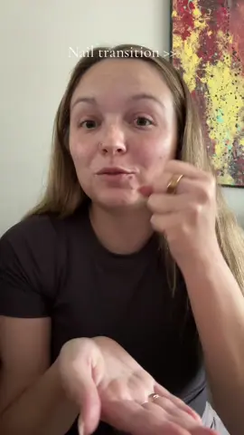 Posting a draft of my nail transition practice + cameo from my son’s hand #nailtransition #nailtransformation #summernails 