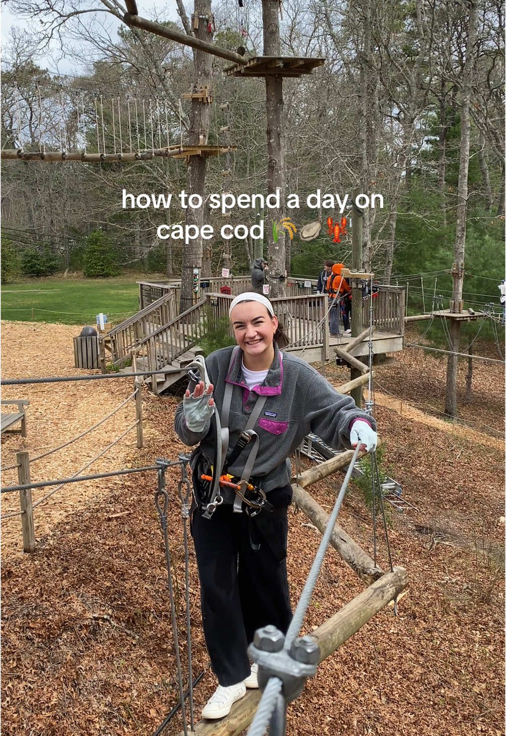 Perfect off season day on the cape in my opinion 😌😌 we loved this adventure park and cafe chew is a must! #capecod #daytrip #thingstodo #massachusetts #newengland #newenglandsummer #travel #weekendtrip 