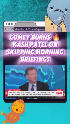Got 'em! 😂 #comey #kashpatel #politics #resist