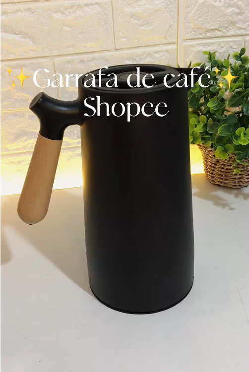 Garrafa de Café 🥰✨🏠 Mais um item do meu enxoval 🛍 Comente eu quero que te envio o link ✨ #shopee #garrafatermica #enxoval #montandoenxoval #meuenxoval #comprinhas #cozinhatiktok #noivos 