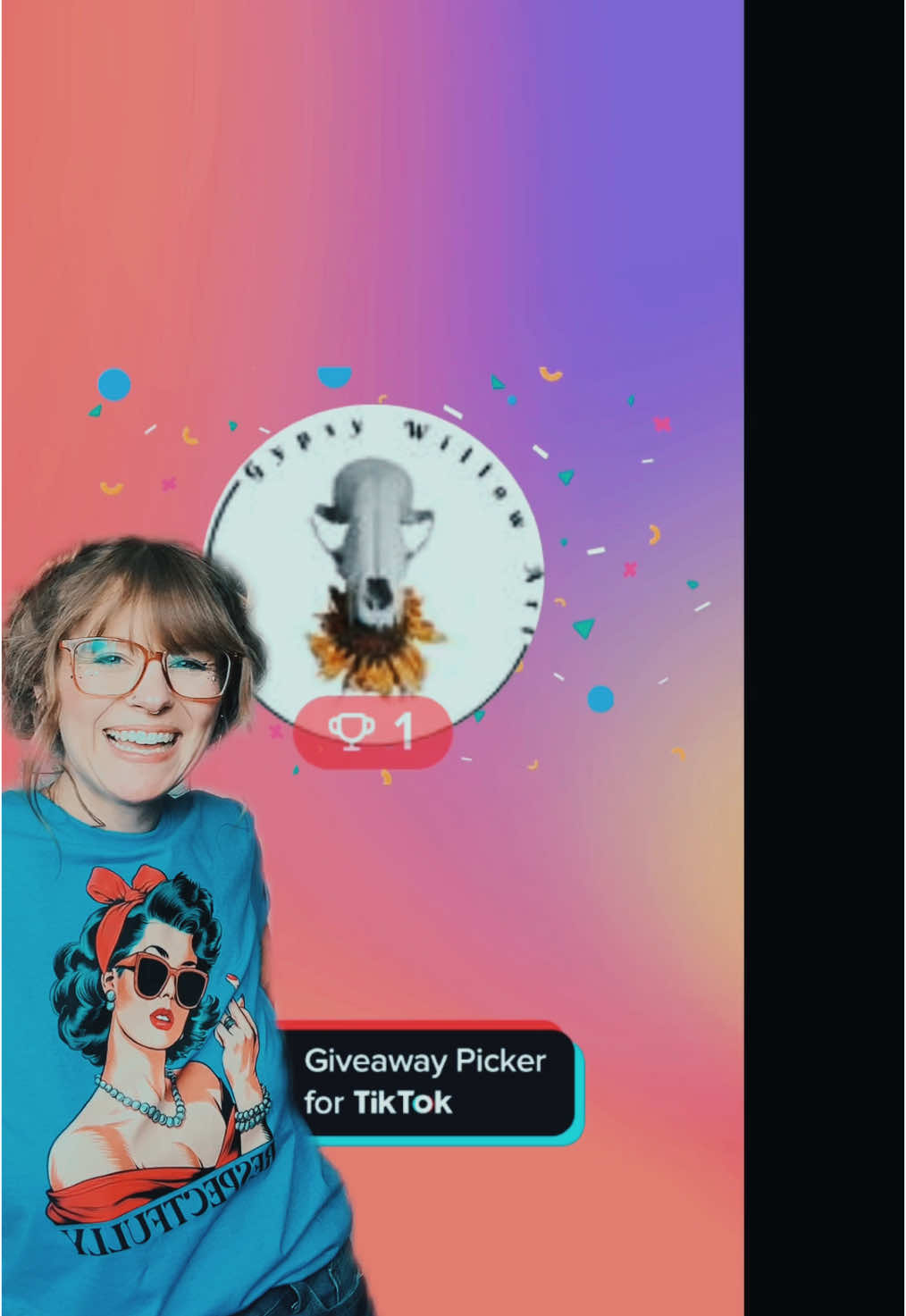 Sorry it cut out at the end but she knows who she is!and so do I! This woman tags people like nobody’s business in my giveaways!! Thank you so much everyone!!! #greenscreenvideo 