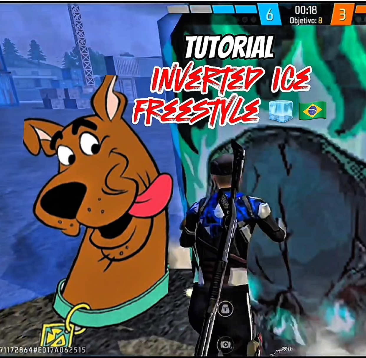 Tutorial Inverted Ice Freestyle, New Update 🧊🇧🇷 #freefire #freestyleplayer #sadxfreestyle 
