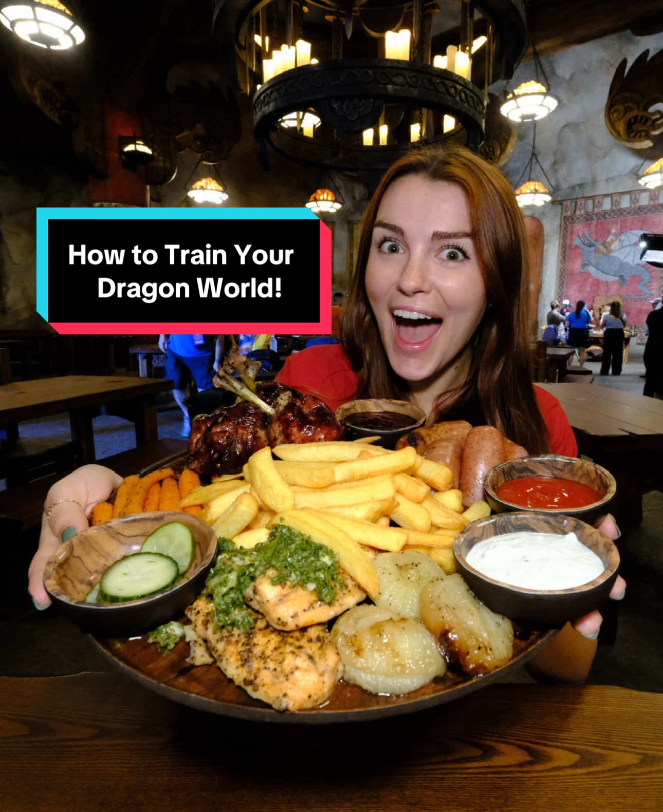 $50 worth of MEAT 🐉#Foodie#themepark#httyd#epicuniverse 