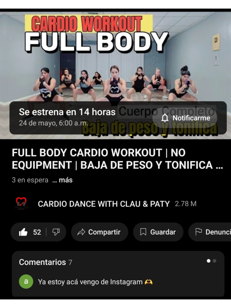 SE ESTRENA MAÑANA POR #YOUTUBE #CARDIO #DANCE #Fitness 💢 #YOUTUBERS #fyp ❤️
