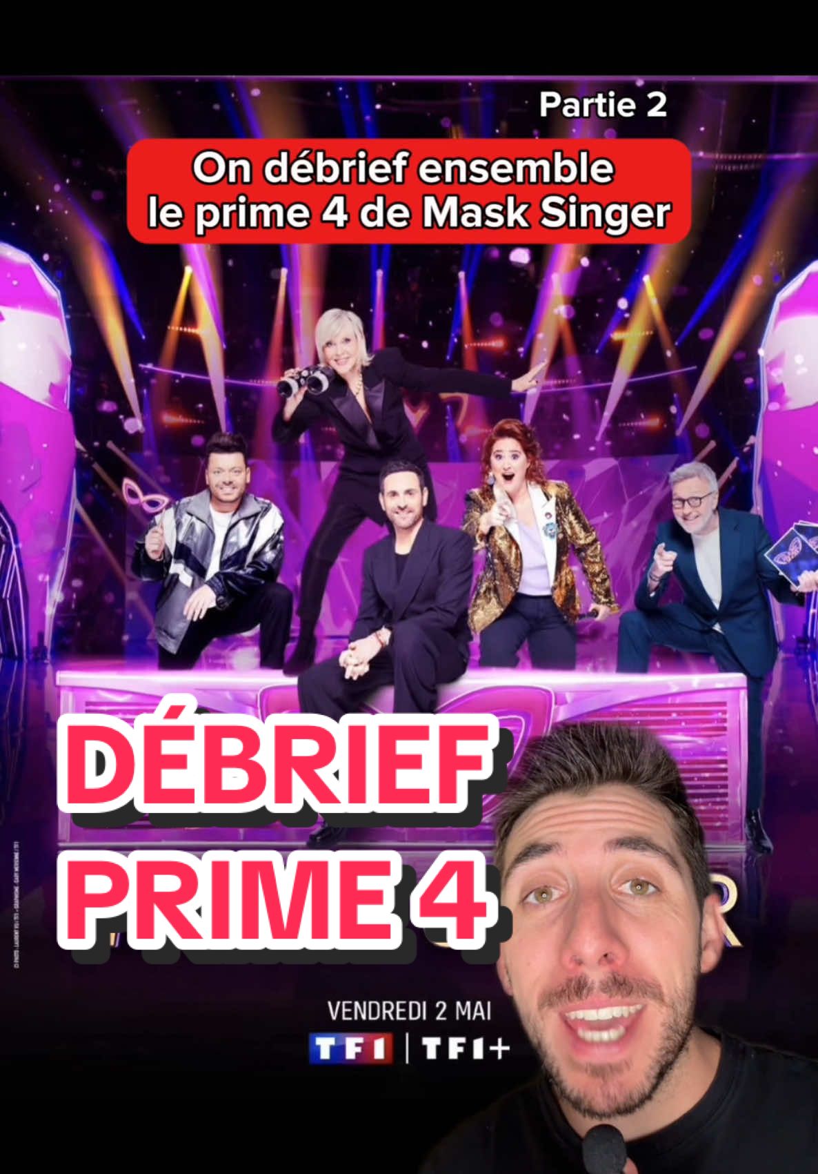 Qui se cache sous le costume du Panda Roux, de la Vache, du Fraisier et de la Porcelaine ? 🐮 🍓  On débrief ensemble le prime 4 de la saison 7 de Mask Singer 🎤 (partie 2) #MaskSinger #OnRegardeQuoi #Enquête #Rhomin