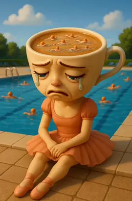 Cappuccino pool  #ballerinacappucinna #fyp 