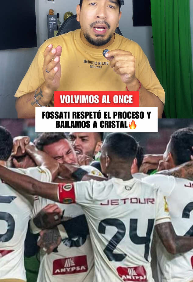 FOSSATI SE DIO UN BAÑO DE HUMILDAD☝🏼🔥 #universitariodedeportes #ydaleu #copalibertadores 