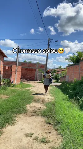 Não tem coisa melhor que viver sozinha com a paz que Deus Deu #churrasco #churrascosolo #morandosozinha 