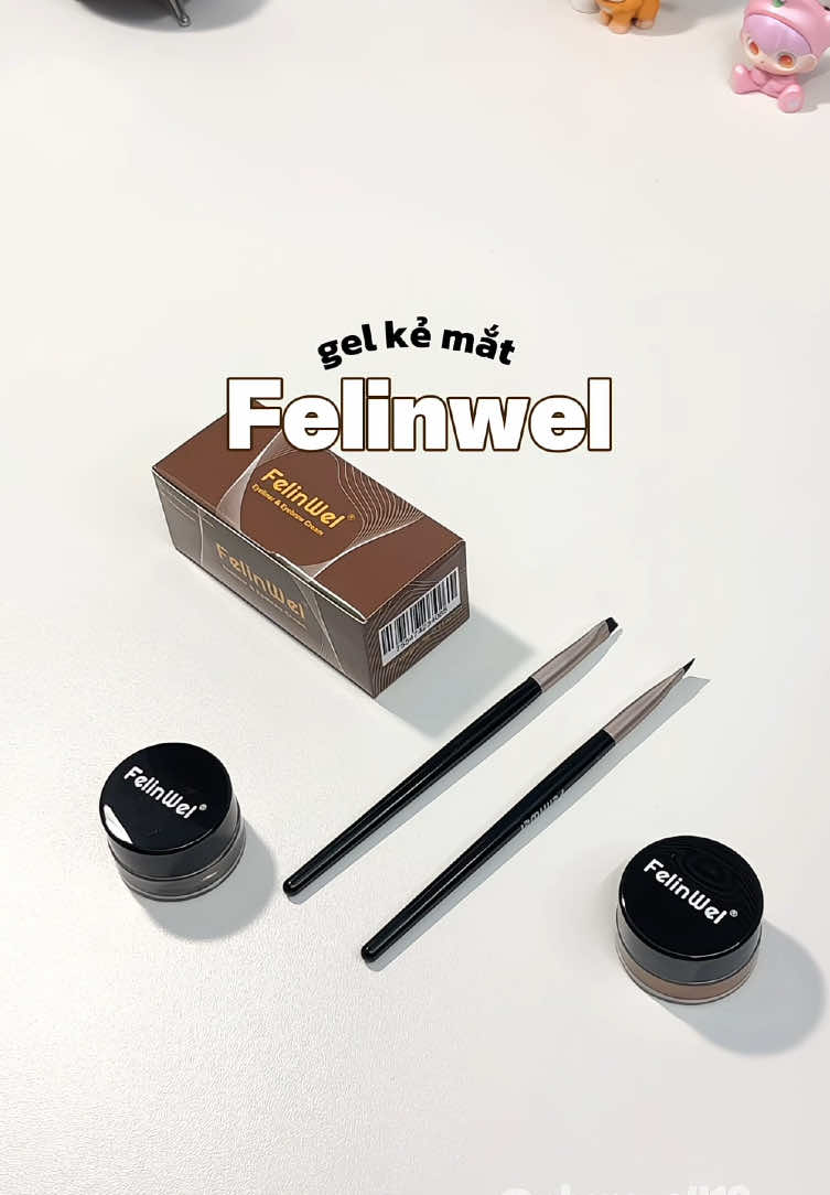 Gel kẻ mắt bao lem bao trôi siiu đỉinh luôn mng ạ #felinwel #gelkemat #gelkemay #makeup #unboxing #domakeup #trangdiem #kemat #Eyeliner #xuhuong #xh #viralvideo #fypシ゚ #nhuyne410 