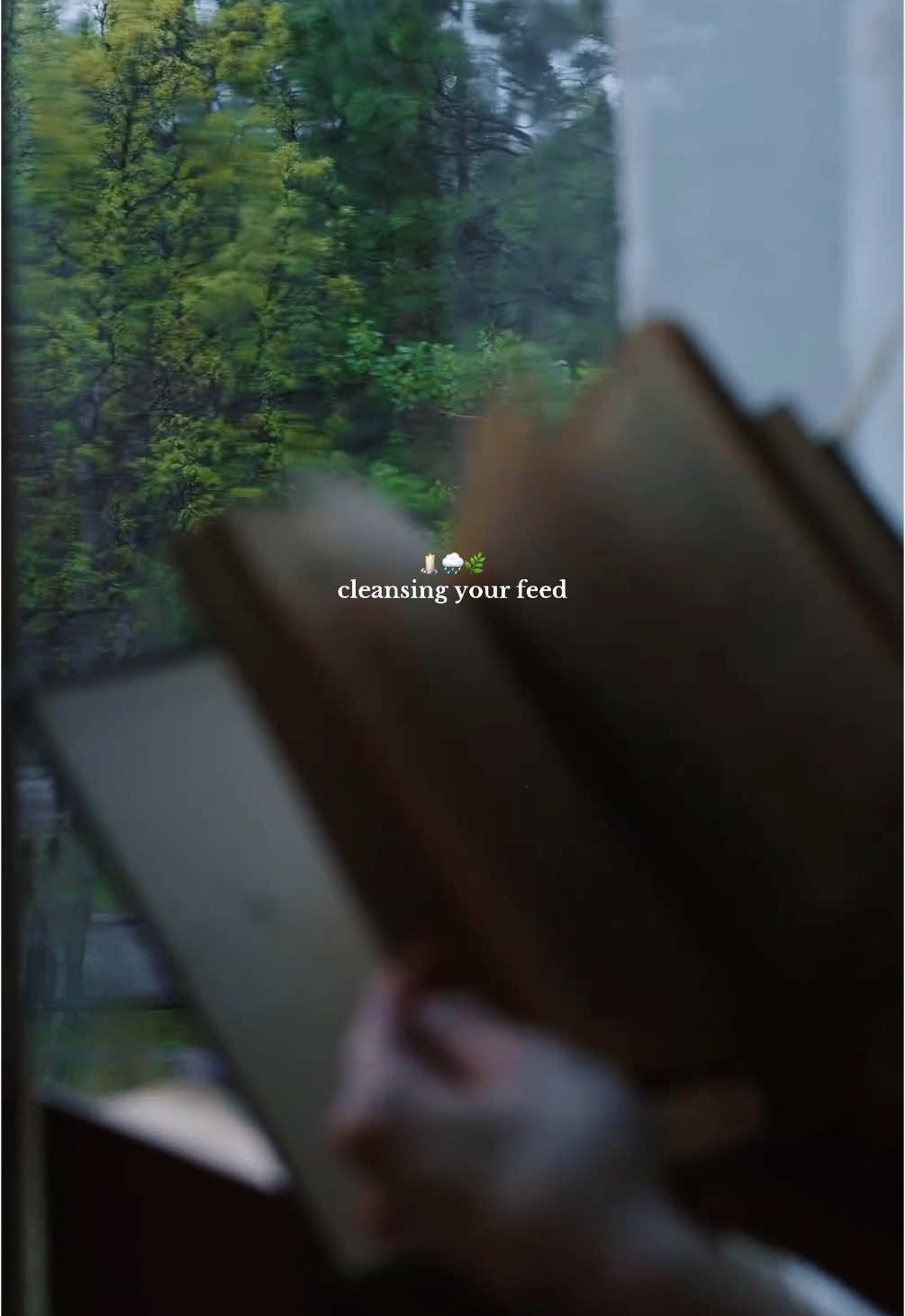 take the next 15 seconds to take a deep breath and just listen to the rain 😌🌧️🌿 do you feel refreshed? ✨  #rainyday #cozyvibes #asmrsounds #naturelover #cozyathome #twilight #asmr 