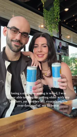 our brother passed at 21, and I used to have crippling anxiety that I’d never make it to that age. yet here I am, 26 and so so lucky. my little (which is funny bc he’s 6’3) brother is my favorite human on this earth, and I can’t wait to get all old and wrinkly with him.  #brother #brothersister #siblingloss #griefjourney #HealingJourney #thankful #luckygirl 