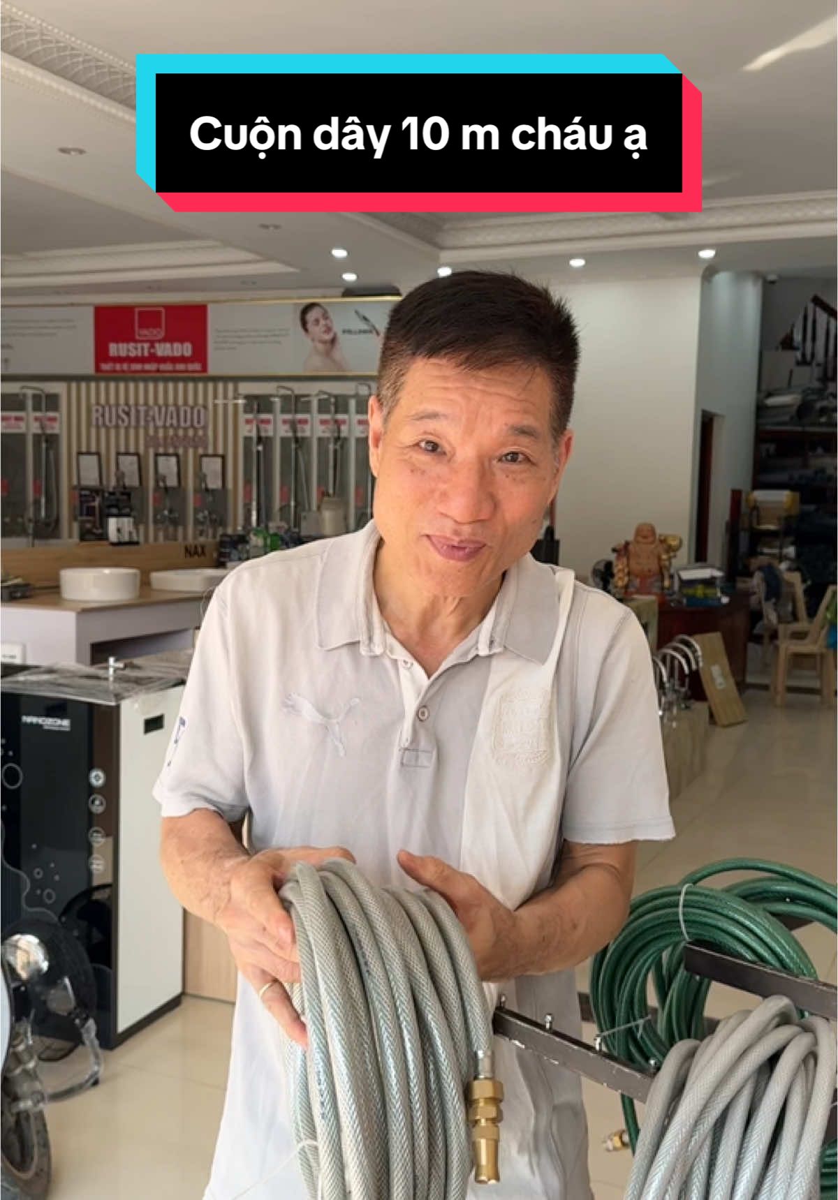 Ống chịu nhiệt kèm vòi phun bằng đồng 4in1 #nhuahailopboiluoiogiua #thinhhanh 