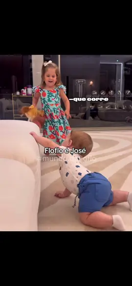Momentos da Maria Flor com o José #mariaflor #floflo #virginia #zefelipe #perolas #fyp #