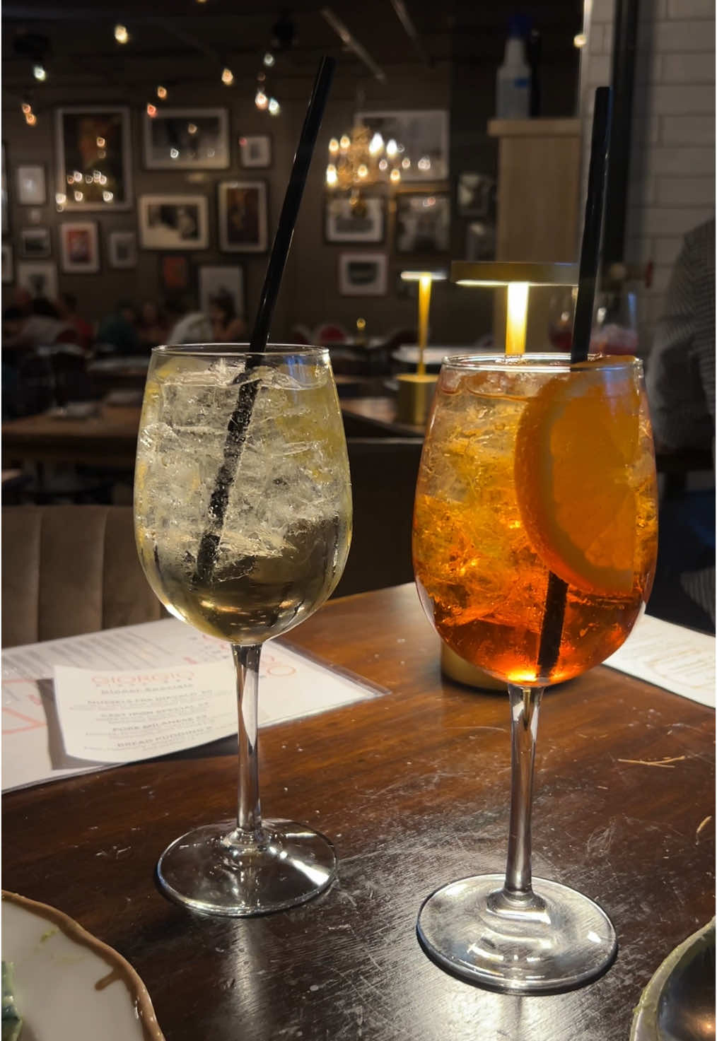 fridays call for spritz🍹 @ giorgio pizza bar - north hills, raleigh 🍕 #thingstodoinraleigh #northhills  #girlsnightout #raleighnc #raleigheats #raleighfoodie 