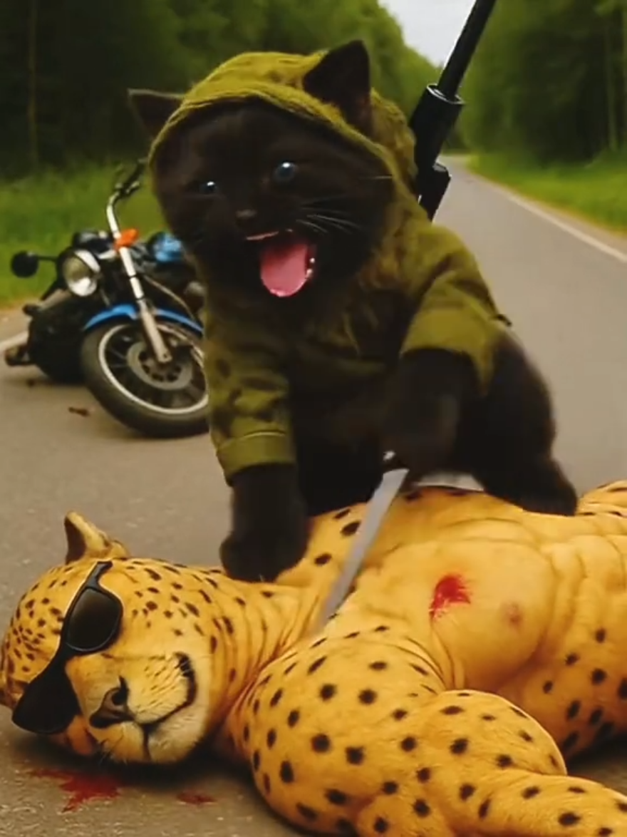 #cat #kitten #aicat #catsoftiktok #cutecat #catlover #catstory #fyp #viralvideo #story #viral 