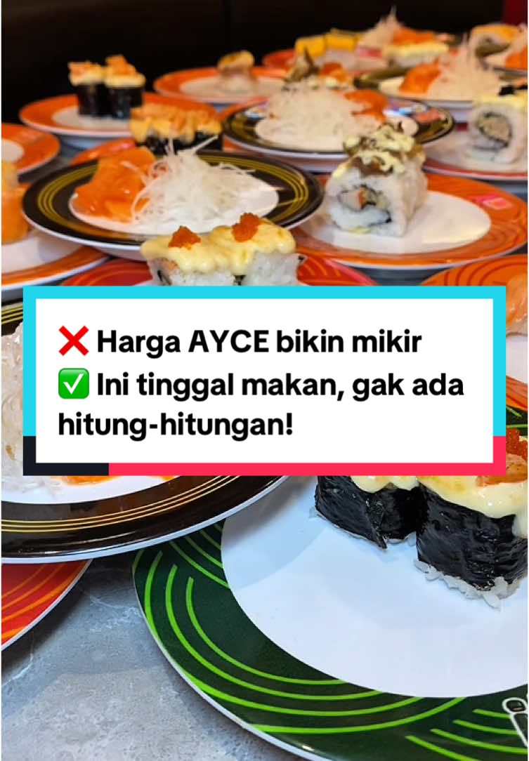 Promo AYCE Sushi Yay cuma Rp70.000-an, sudah termasuk pajak dan bebas makan sushi. Khusus pengguna TikTok, buruan klaim sekarang juga! Cara klaim voucher: 1. Klik tag lokasi di video ini 2. Pilih promo AYCE Sushi Yay 3. Pastikan outlet terdekat tersedia 4. Lanjutkan pembayaran 5. Tukarkan QR code di outlet #SushiYayAYCE #MakanSushiMurah #AllYouCanEatTikTok #PromoSushi #jelajahbegah