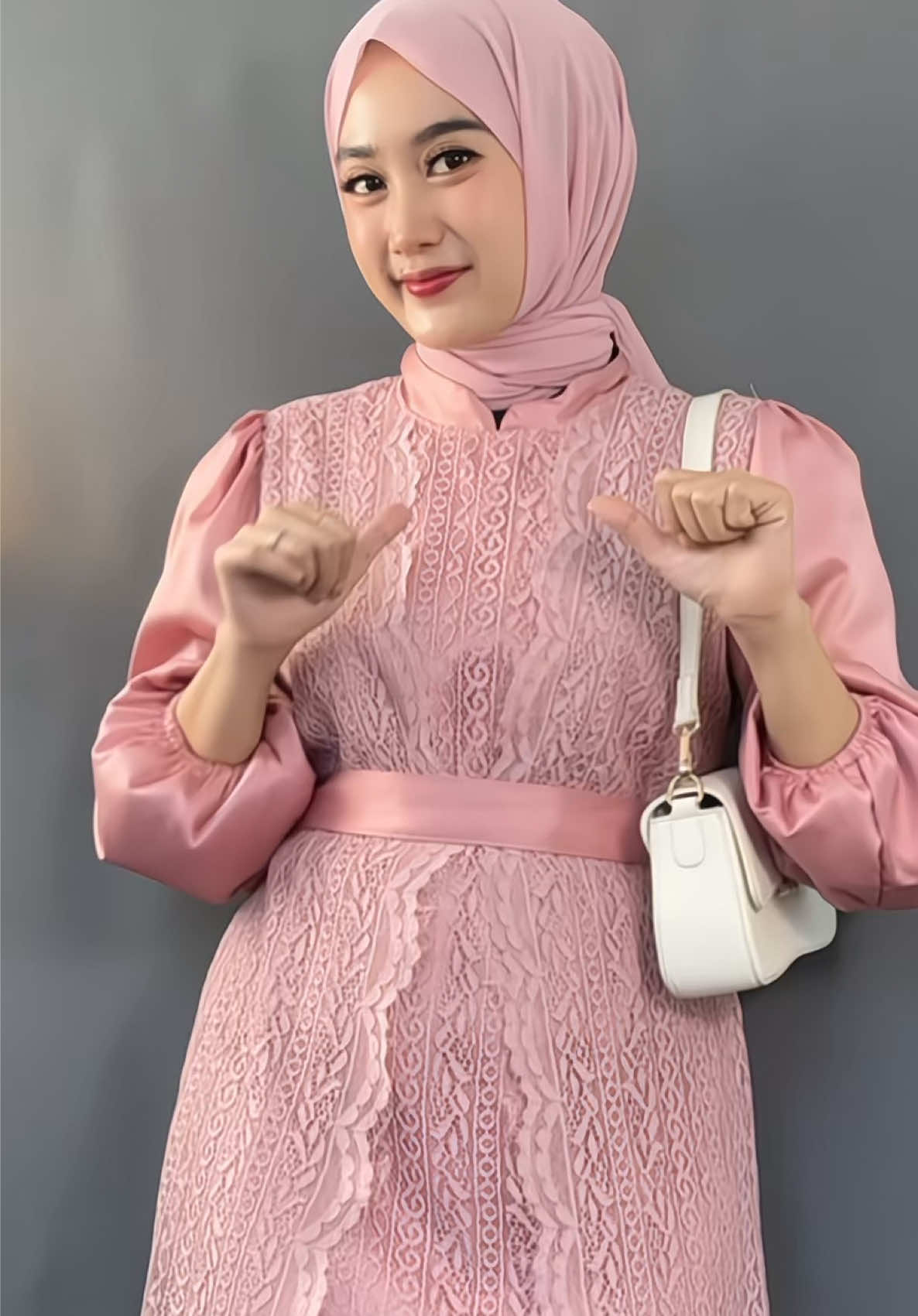 Dress Brokat warna Rose gold, muat BB 30-105 kg 😍🫶🏻🎀#dr#dresskondanganr#dressbrukata#gamisbrukatr#dresspink