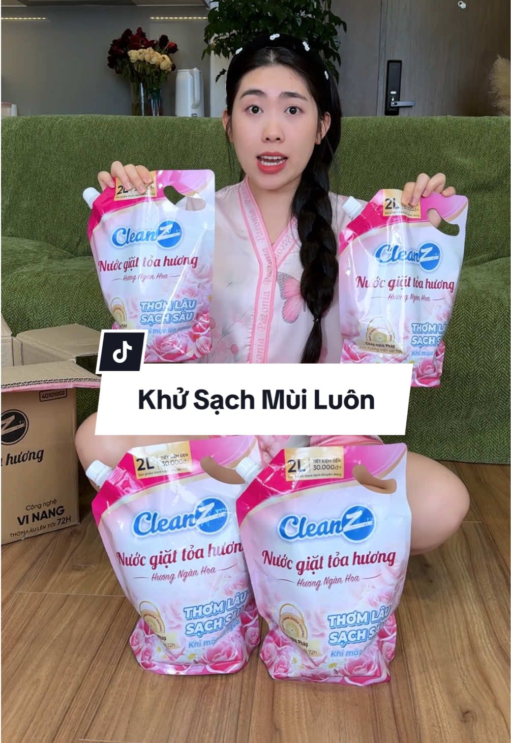 Nước giặt xả thơm phức luôn á, khử được mấy cái mùi hôi trên quần áo luôn #nuocgiatxa #nuocgiat #nuocxavai #nuocgiatthom #dogiadung #dogiadungtienich #nuocgiatcaocap 
