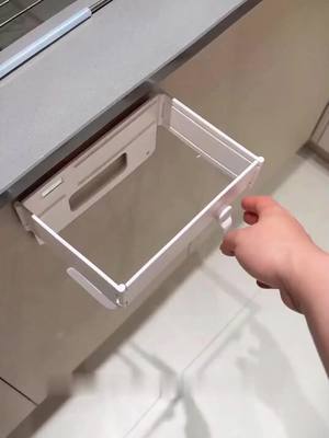 Giá đựng túi đựng rác treo tường có thể gấp lại, rất tiện lợi khi sử dụng trong nhà bếp và phòng tắm