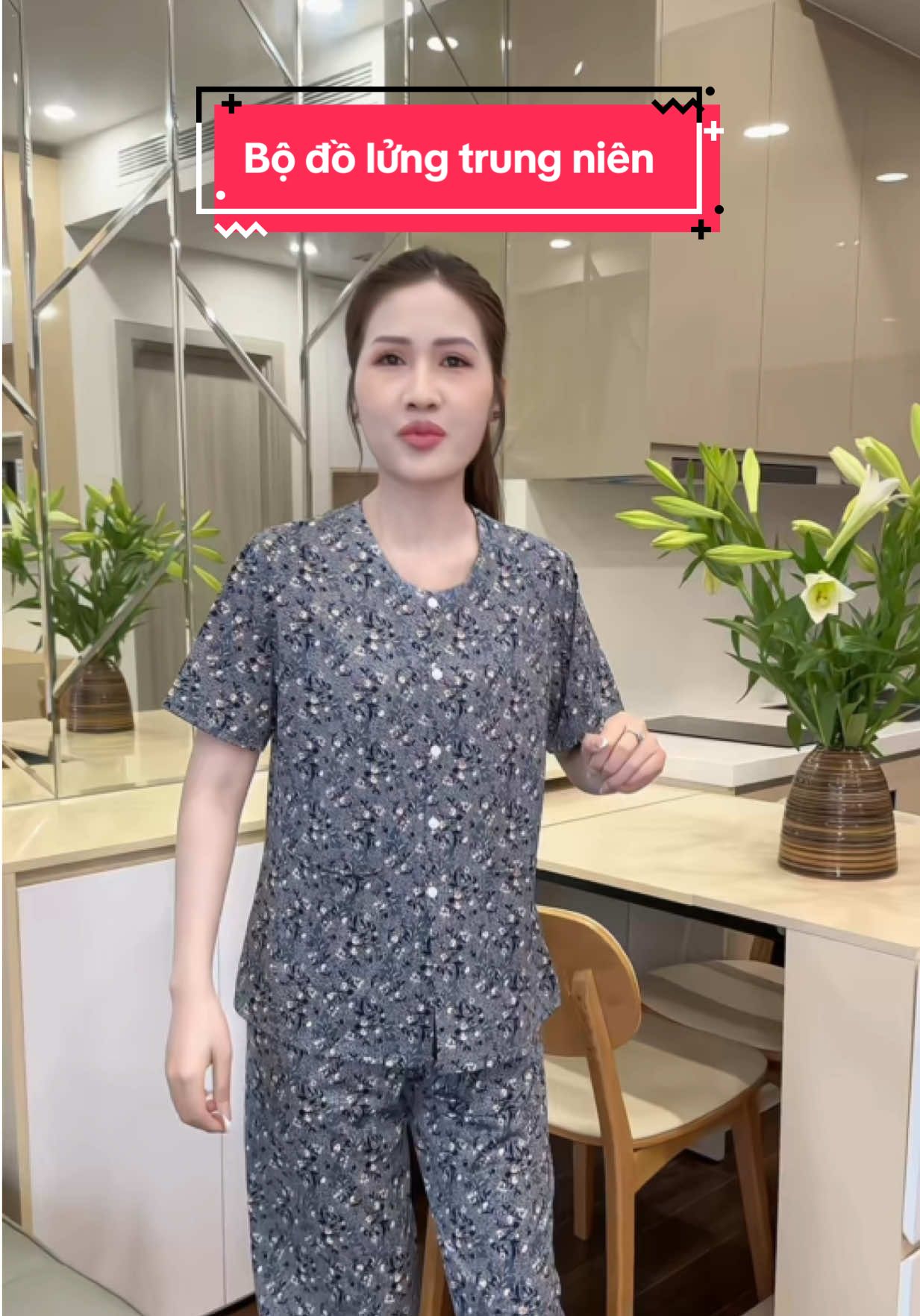 Bộ đồ lửng mặc nhà tặng bà tặng mẹ chất cotton mát lạnh #bodotrungnien #dobotangba #bomacnhatrungnien #bolungtrungnien #anhlonglanh #anhlonglanhreview 