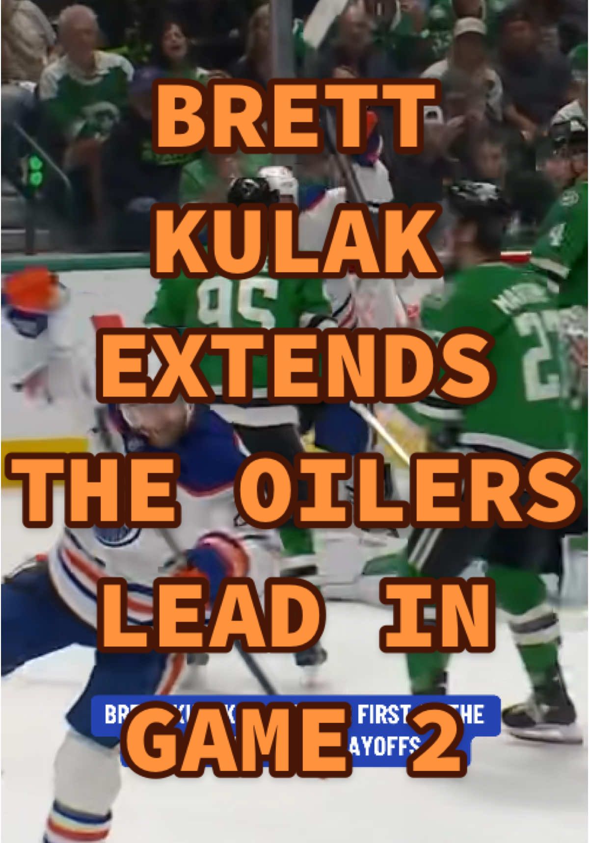 THE OILERS HAVE TWO ✌️ #NHL #nhlonsn #StanleyCup #playoffs #stanleycupplayoffs #nhlplayoffs #edmonton #edmontonoilers #oilers #oilershockey #brettkulak #nhltiktoks #hockeytiktoks