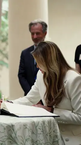 FLOTUS Senate Spouses Luncheon: First Lady Melania Trump  #Melania #MelaniaTrump #donaldtrump #foryoupage #beauty #fashion #elegance #whiten #skincare #FirstLady #highereco 