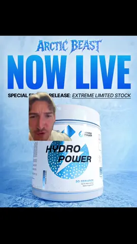 Arctic Beast just launched — and half the limited stickers are already gone. You decide if this one stays. Built like White Monster, made for moto. Get yours before it’s gone #DrinkHydroPower #ArcticBeast #HydroPowered 