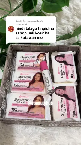 Replying to @regen nillos  (5PCS FOR 150) ROSMAR BIG GLUTA SOAP #rosmarsoap #rosmarsoappampaputi #rosmarglutasoap #rosmarpeelingsoap #rosmargluta #creatirsearchinsights 