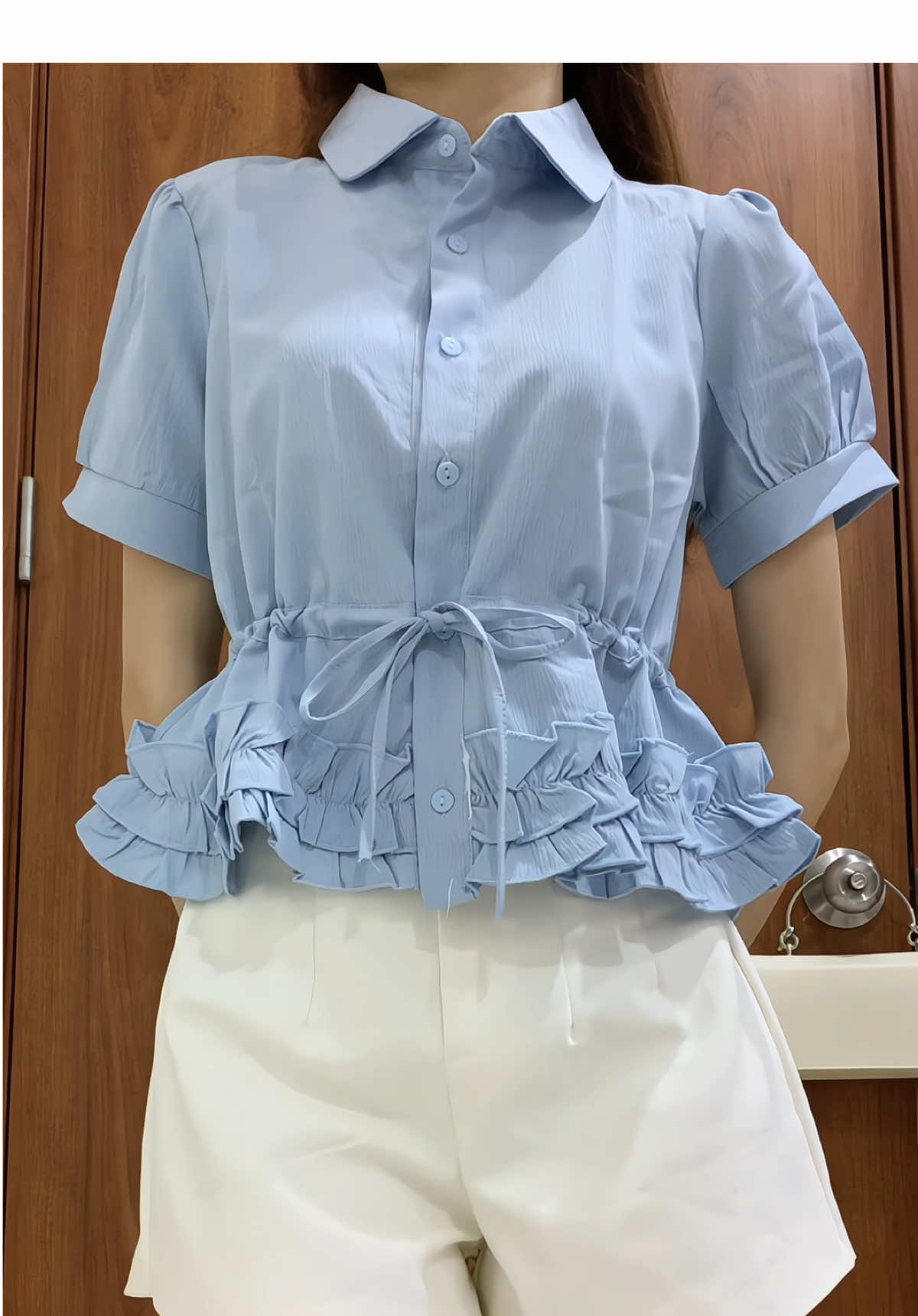 Mang đc 2 kiểu #chambishop #aosomikieu #babydoll #aosomichieteo #aohoanoi #fyp 