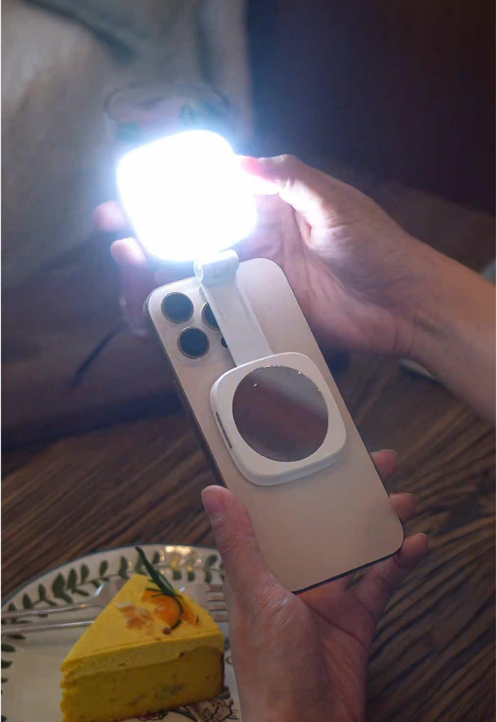 The right lighting makes the photo look way better. #smallrig #lighting #selfie #selfielight #ringlight #contentcreatortools #cameraaccessories #magneticlighting #tiktokshopfinds #flashsale 