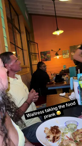 Waitress takes plate away prank 😂#CapCut #fypシ #enjoylife #prank #waitresstakesfoodaway #funnyvideos #funny #funnyvideos @Cheska2020 @Cecy 1984 